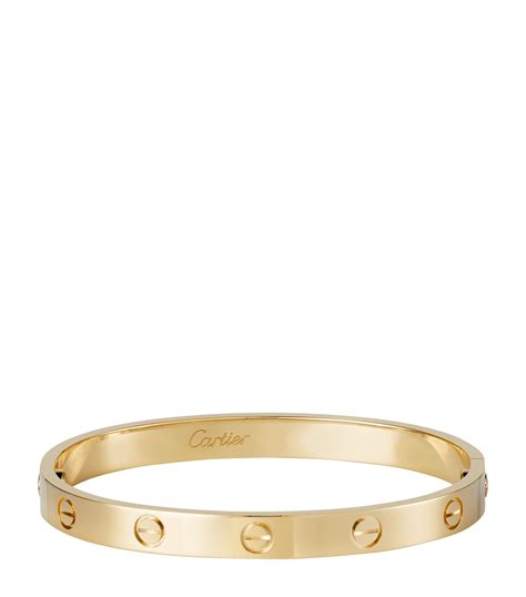 gold cartier love|gold cartier love bracelet cost.